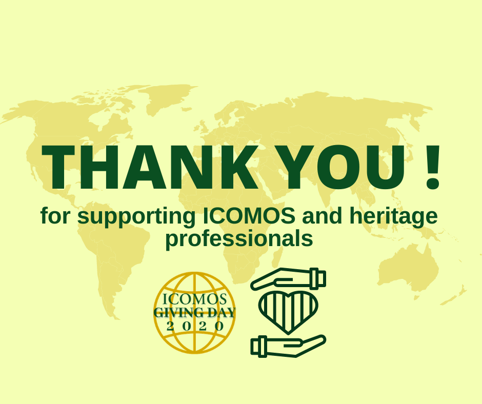 ICOMOS Giving Day TY website