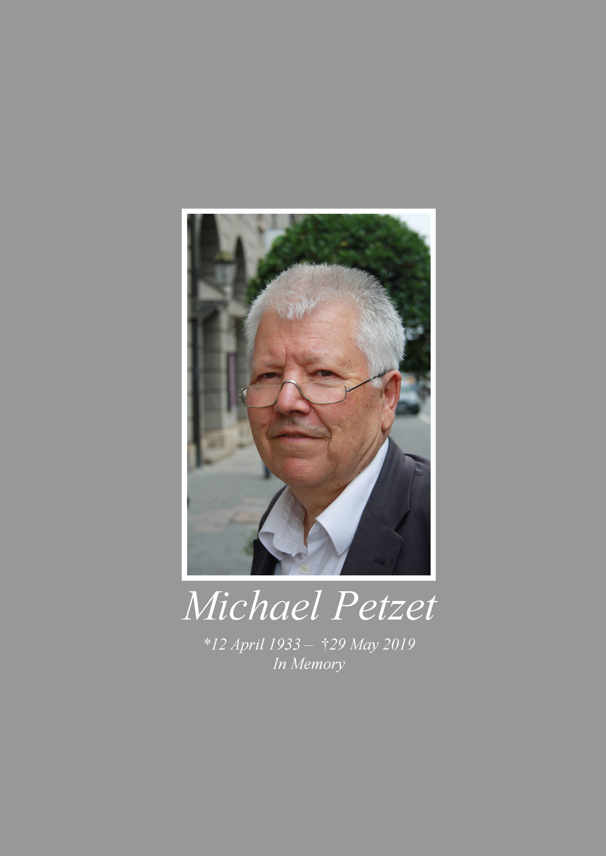 ICOMOS GErmany In Memory Michael PETZET Page 01