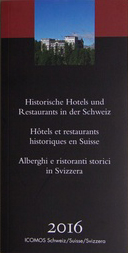 Historische Hotels und Restaurants in der Schweiz 2016 COver