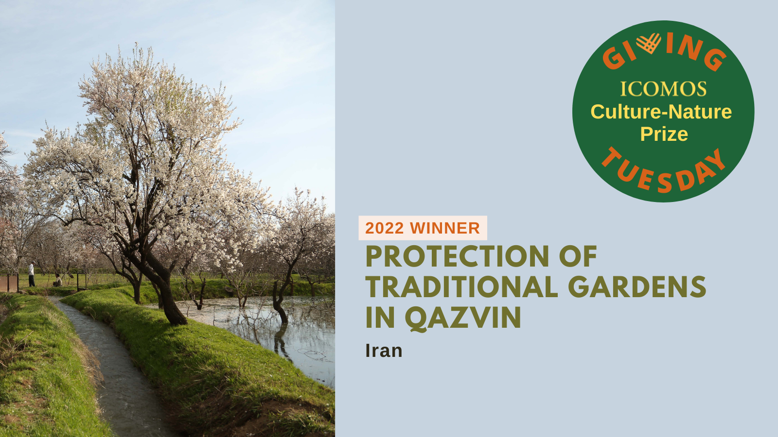 Iran, Qazvin’s traditional gardens are watered (3rd prize)