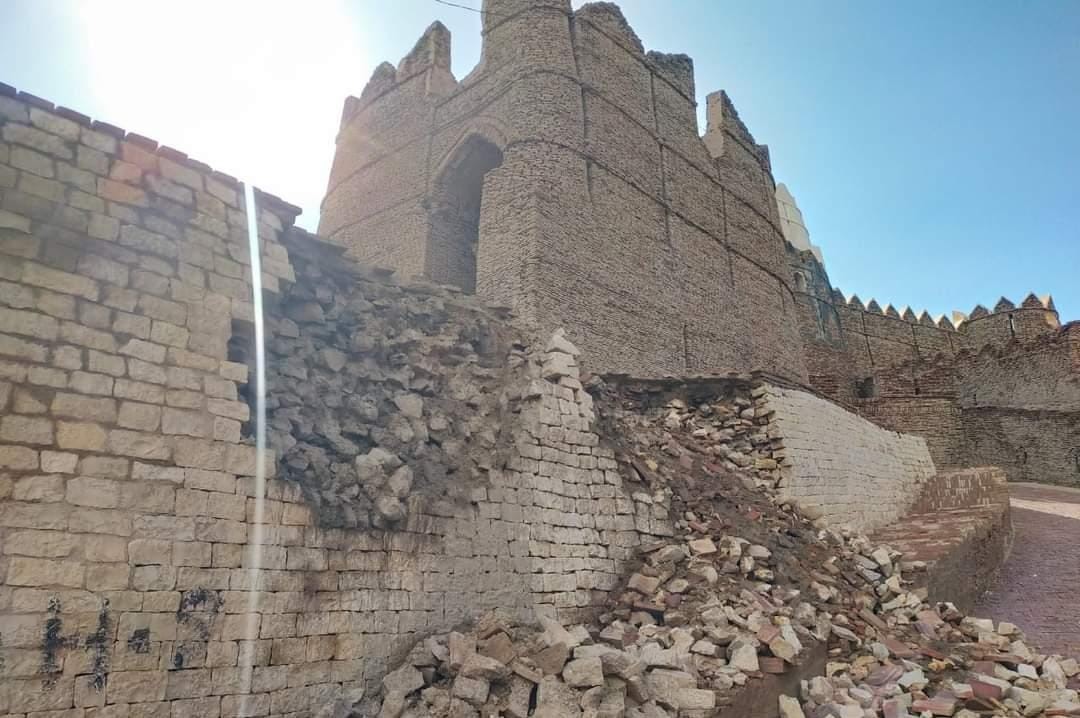 damaged ranikot fort pakistan