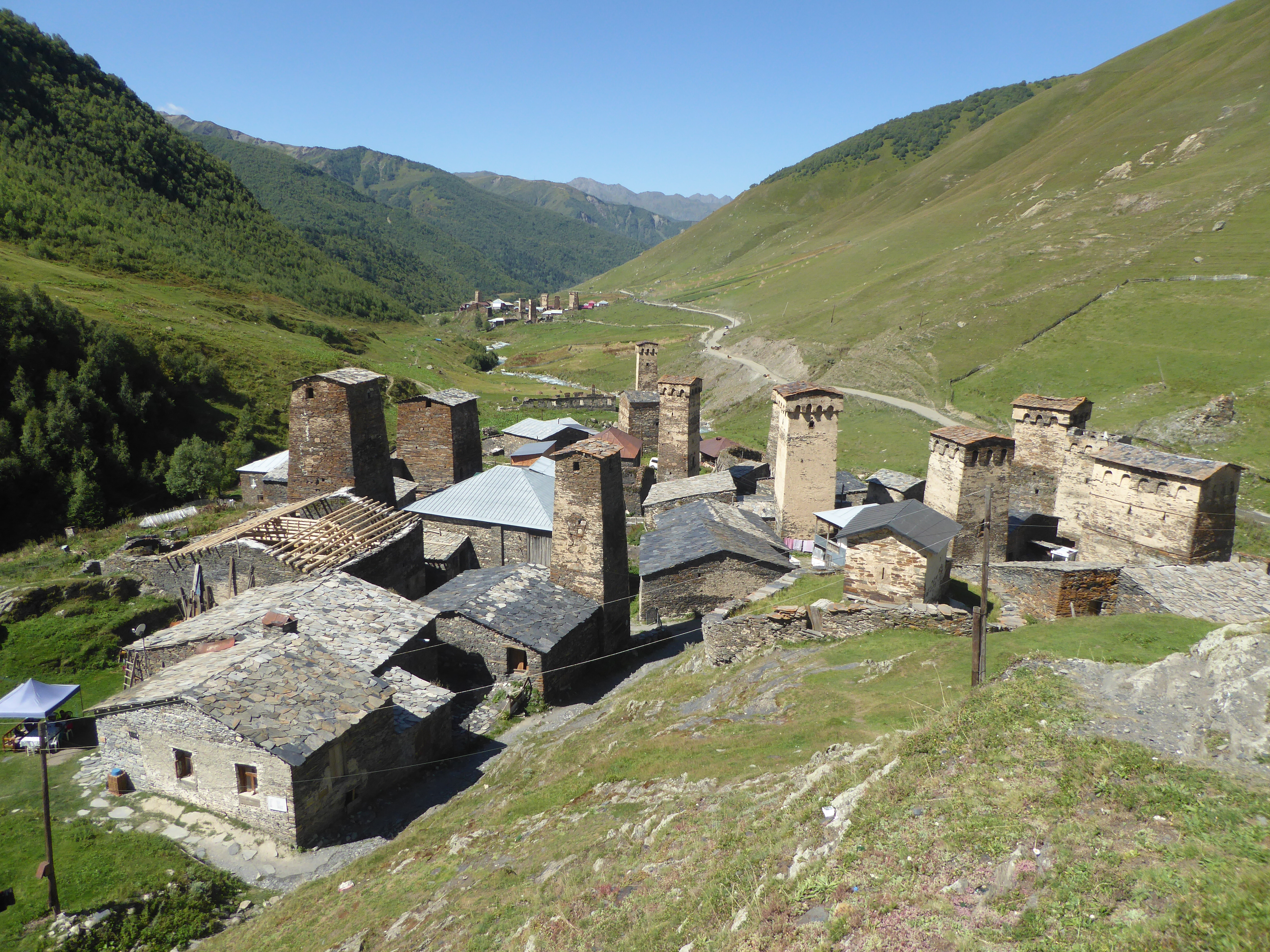 3DPAST project Chazhashi village in Upper Svaneti Georgia Credits by Mariana Correia